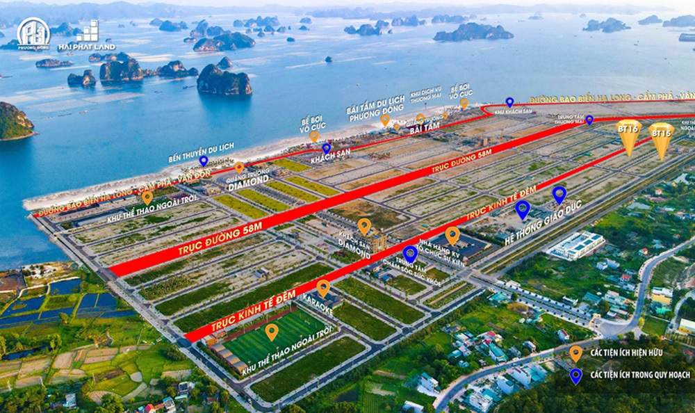 Chi tiết Royal Shop Villas Phương Đông